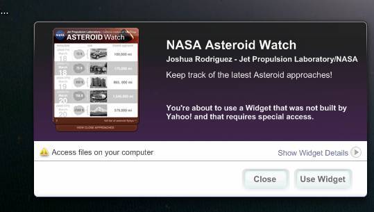 nasa asteroid watch list